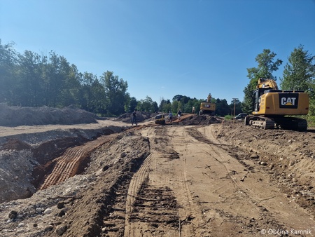 Izgradnja protipoplavnega nasipa Šmarca–Nožice, t. i. etapa 1 (16)